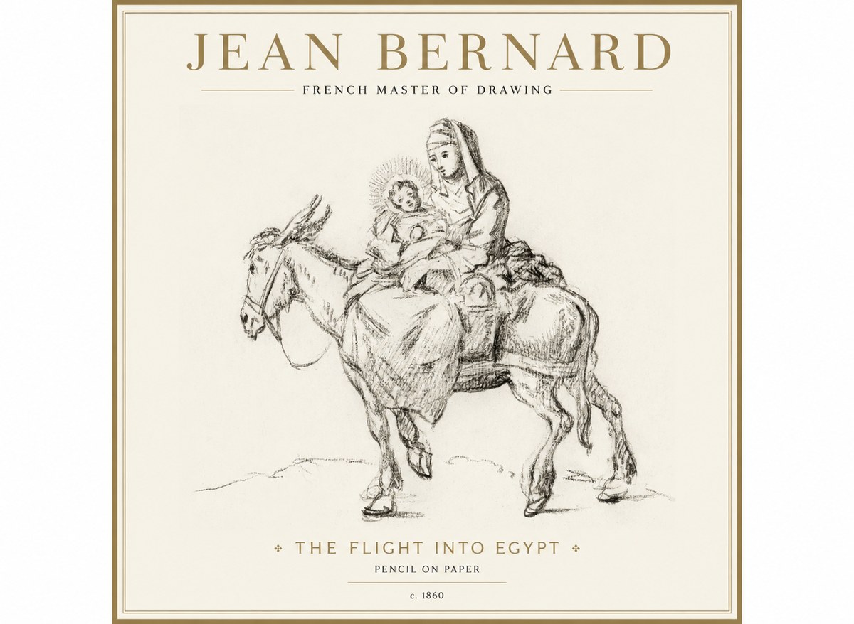 Jean Bernard The Flight into Egypt No1 - Juliste