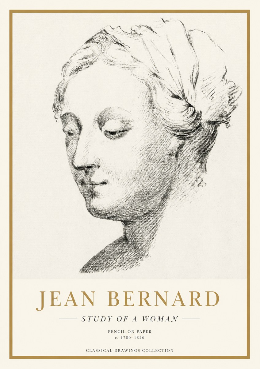 Jean Bernard Study of a Woman No1 - Juliste