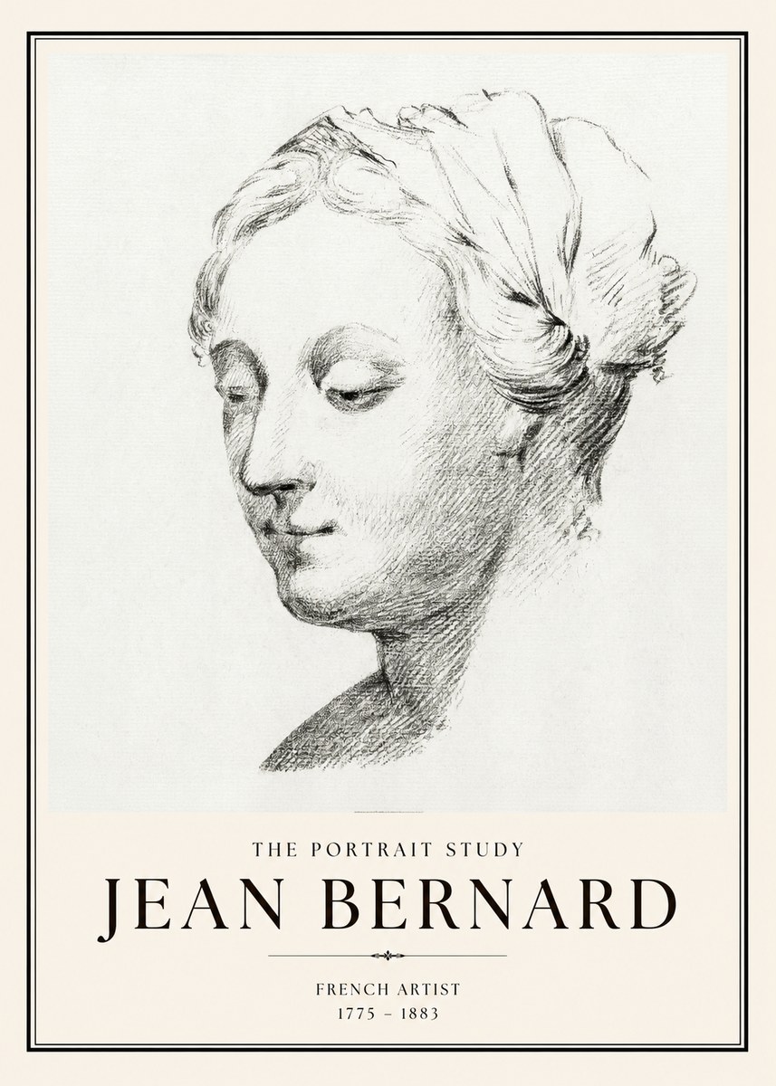 Jean Bernard Study of a Woman No2 - Juliste