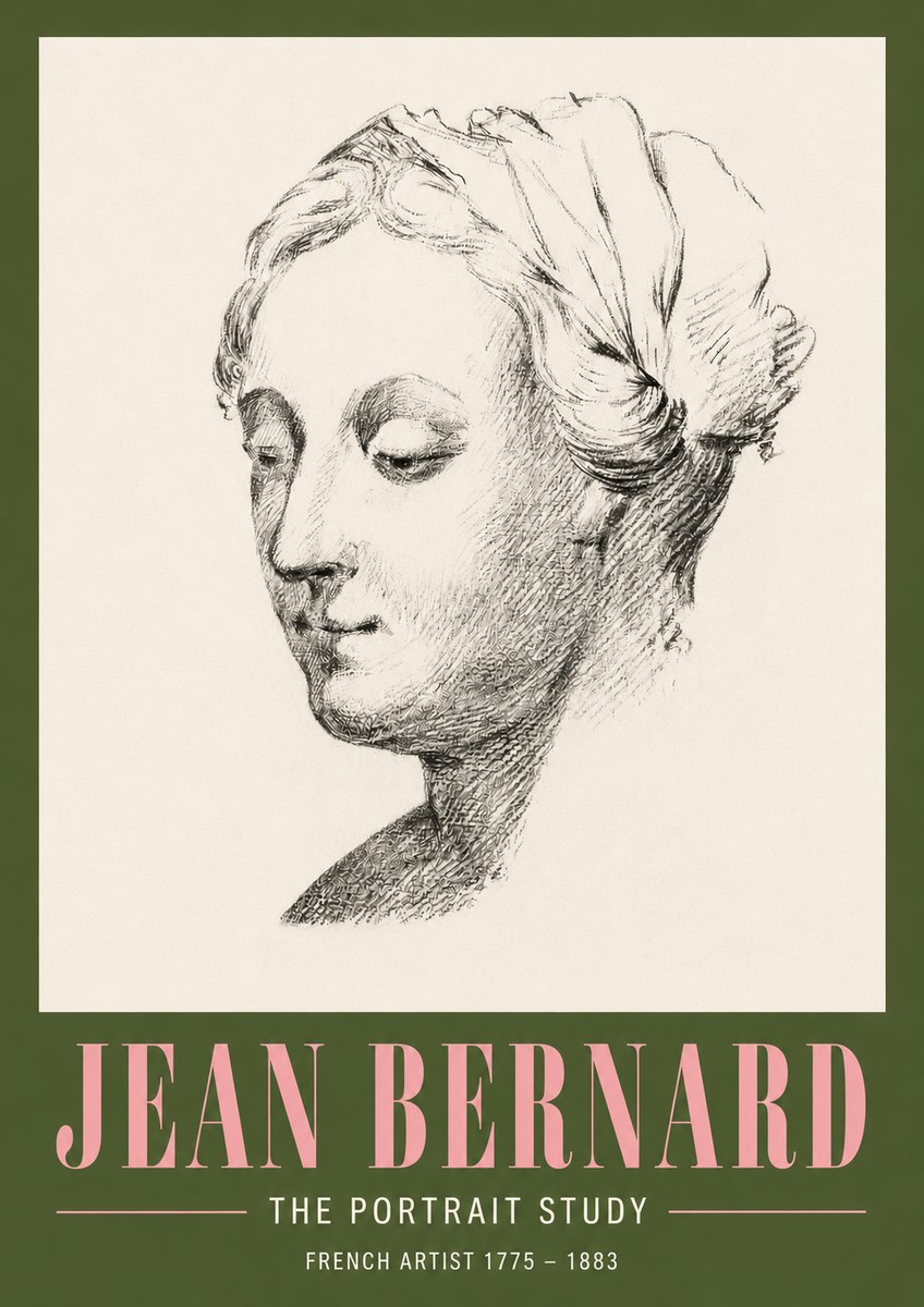 Jean Bernard Study of a Woman No4 - Juliste