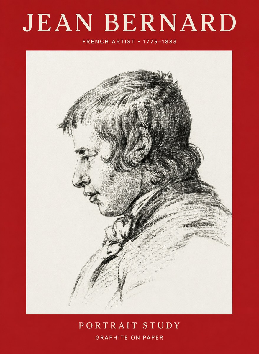 Jean Bernard Portrait Study III No1 - Juliste