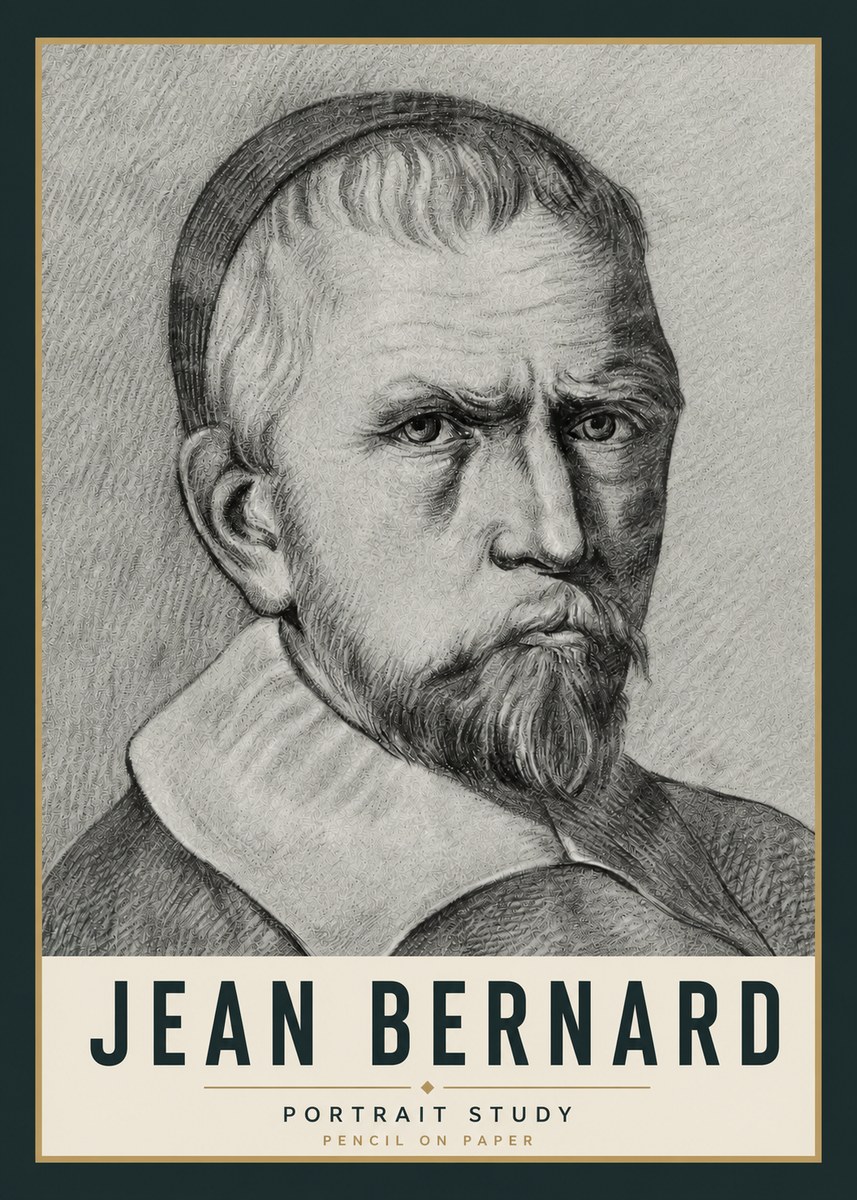 Jean Bernard Portrait Study IV No5 - Juliste