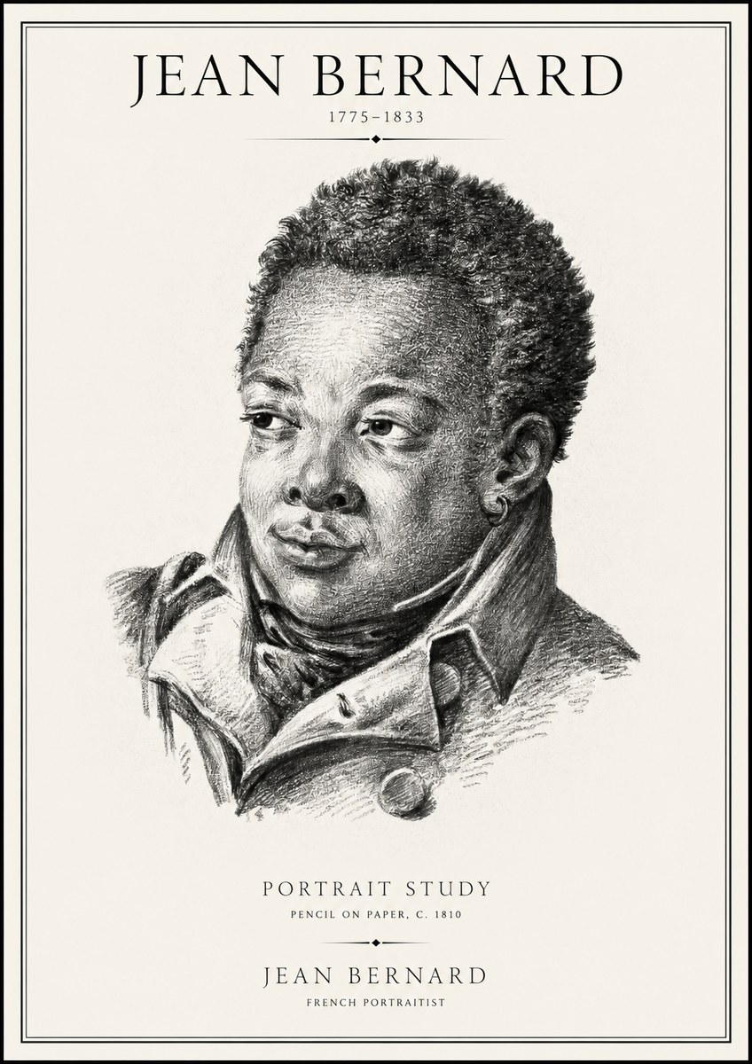 Jean Bernard Portrait Study V No1 - Juliste