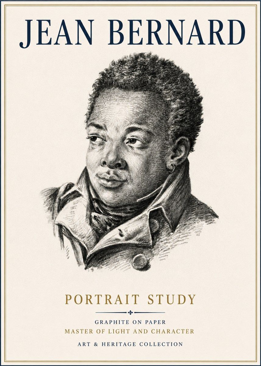 Jean Bernard Portrait Study V No6 - Juliste