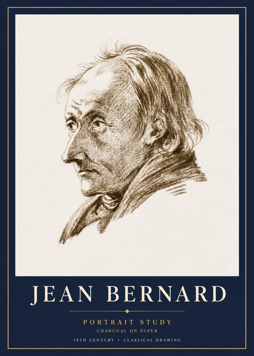 Jean Bernard Portrait of an Elderly Man No5 - Juliste