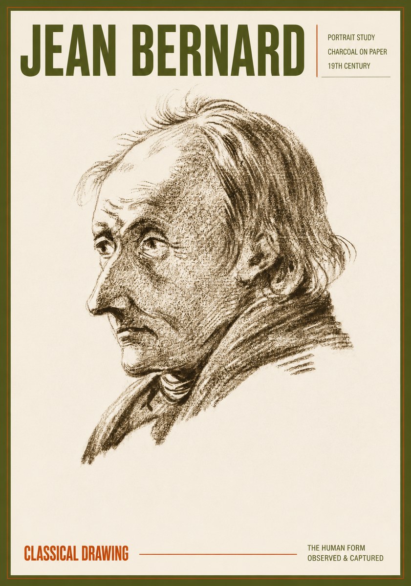 Jean Bernard Portrait of an Elderly Man No6 - Juliste