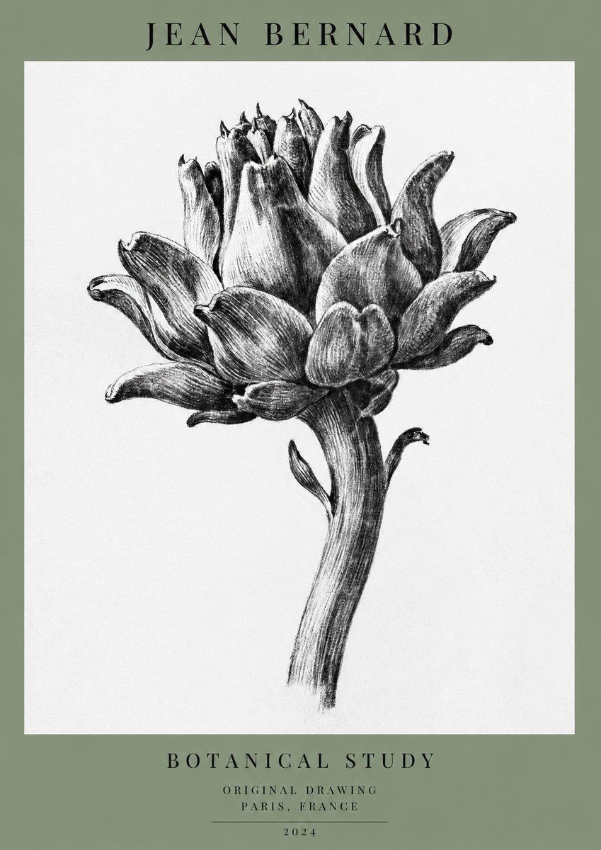 Jean Bernard Botanical Study No1 - Juliste