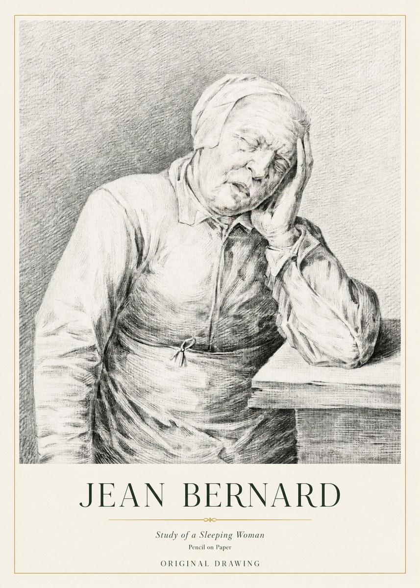 Jean Bernard Resting No4 - Juliste