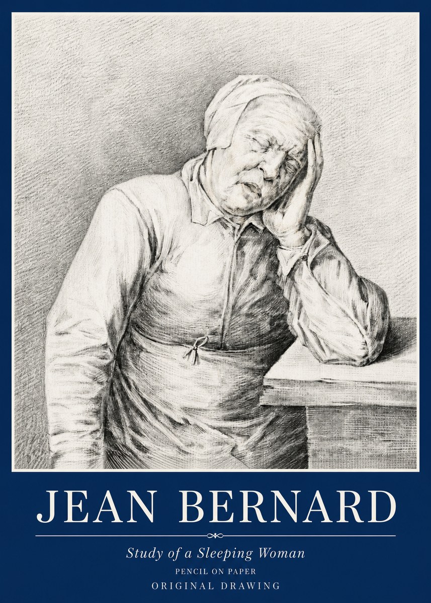 Jean Bernard Resting No6 - Juliste