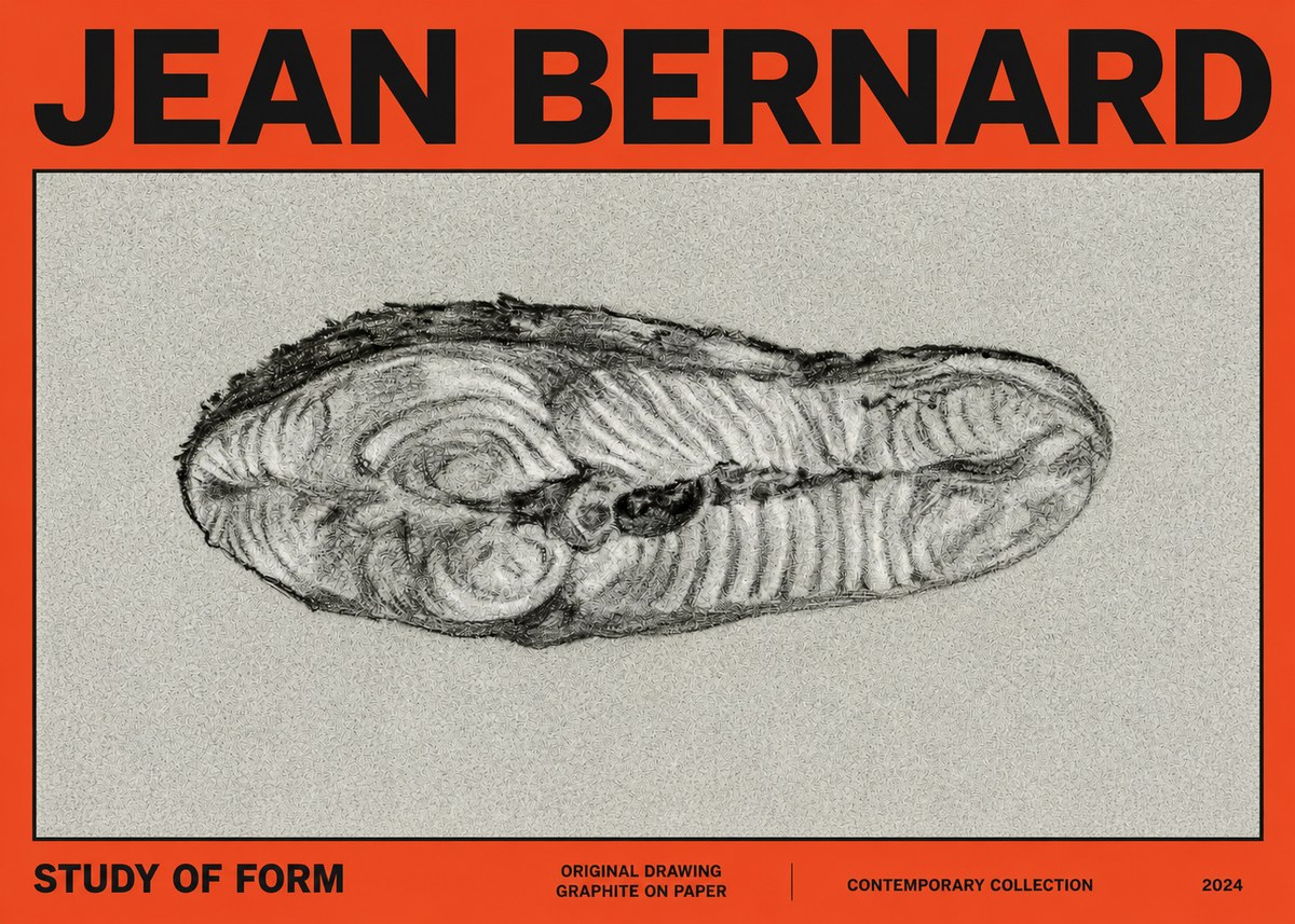 Jean Bernard Study of Form I No2 - Juliste