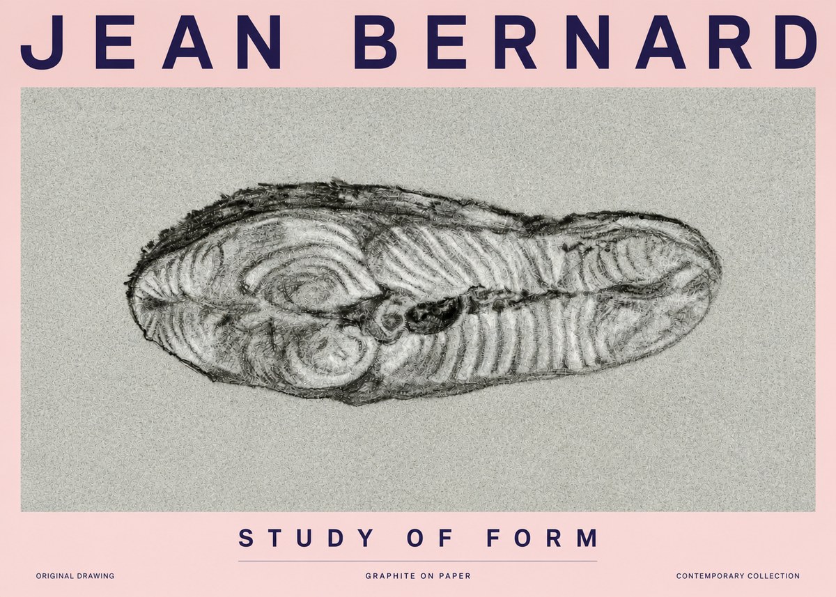 Jean Bernard Study of Form I No3 - Juliste