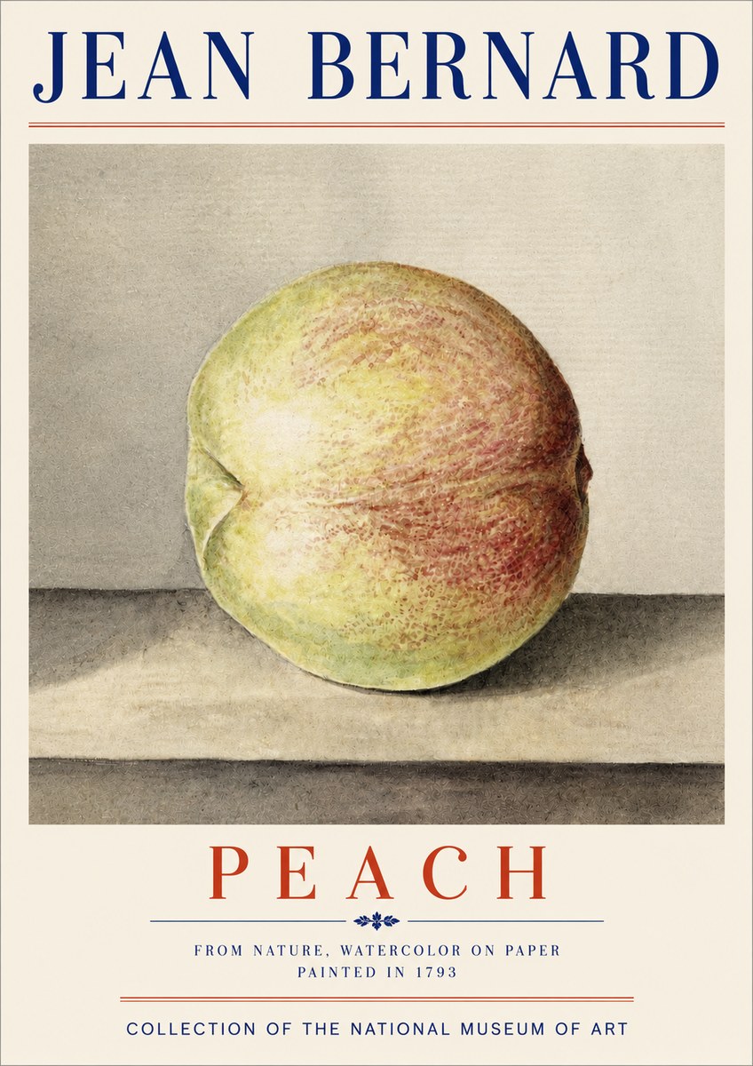 Jean Bernard Peach No4 - Juliste