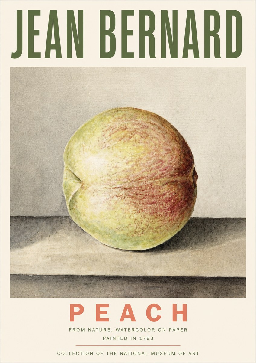 Jean Bernard Peach No5 - Juliste
