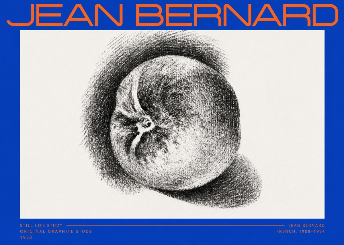 Jean Bernard Still Life Study No2 - Juliste