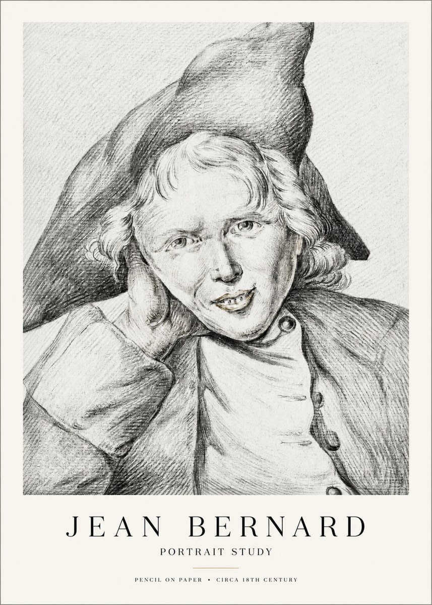 Jean Bernard Portrait Study VII No1 - Juliste