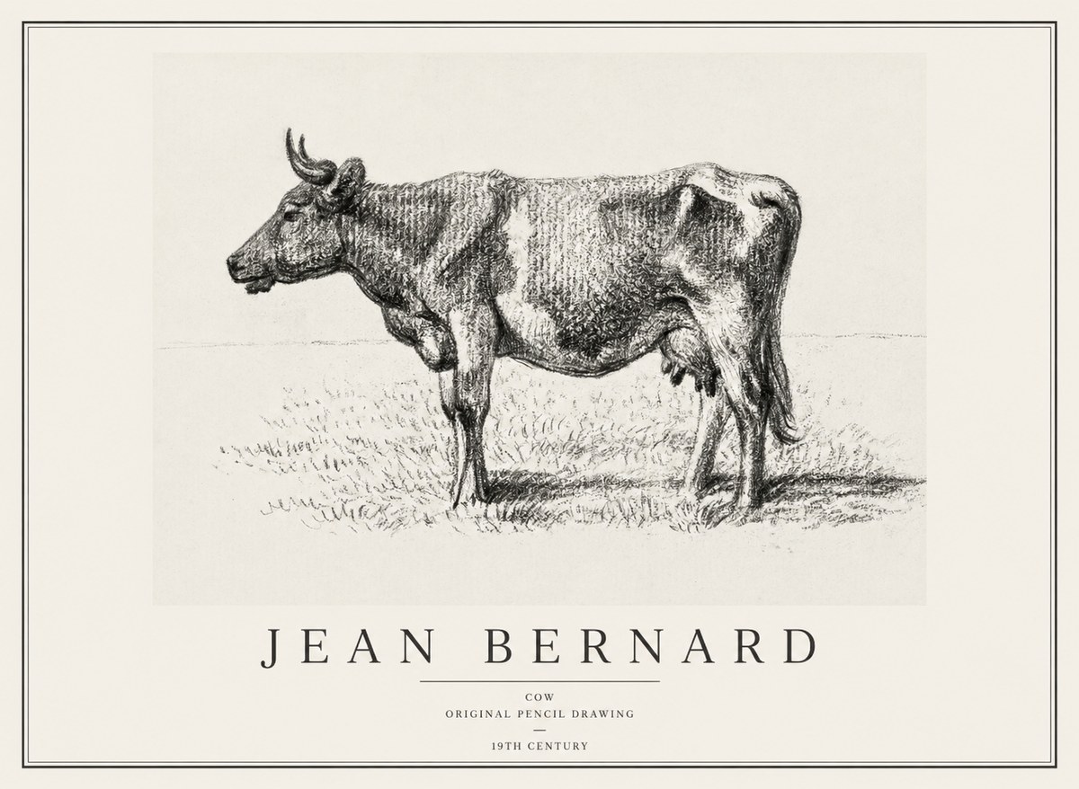 Jean Bernard Cow I No1 - Juliste