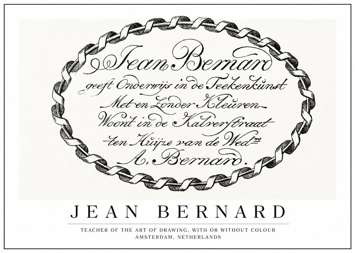 Jean Bernard Jean Bernard - Teacher of the Art of Drawing No1 - Juliste