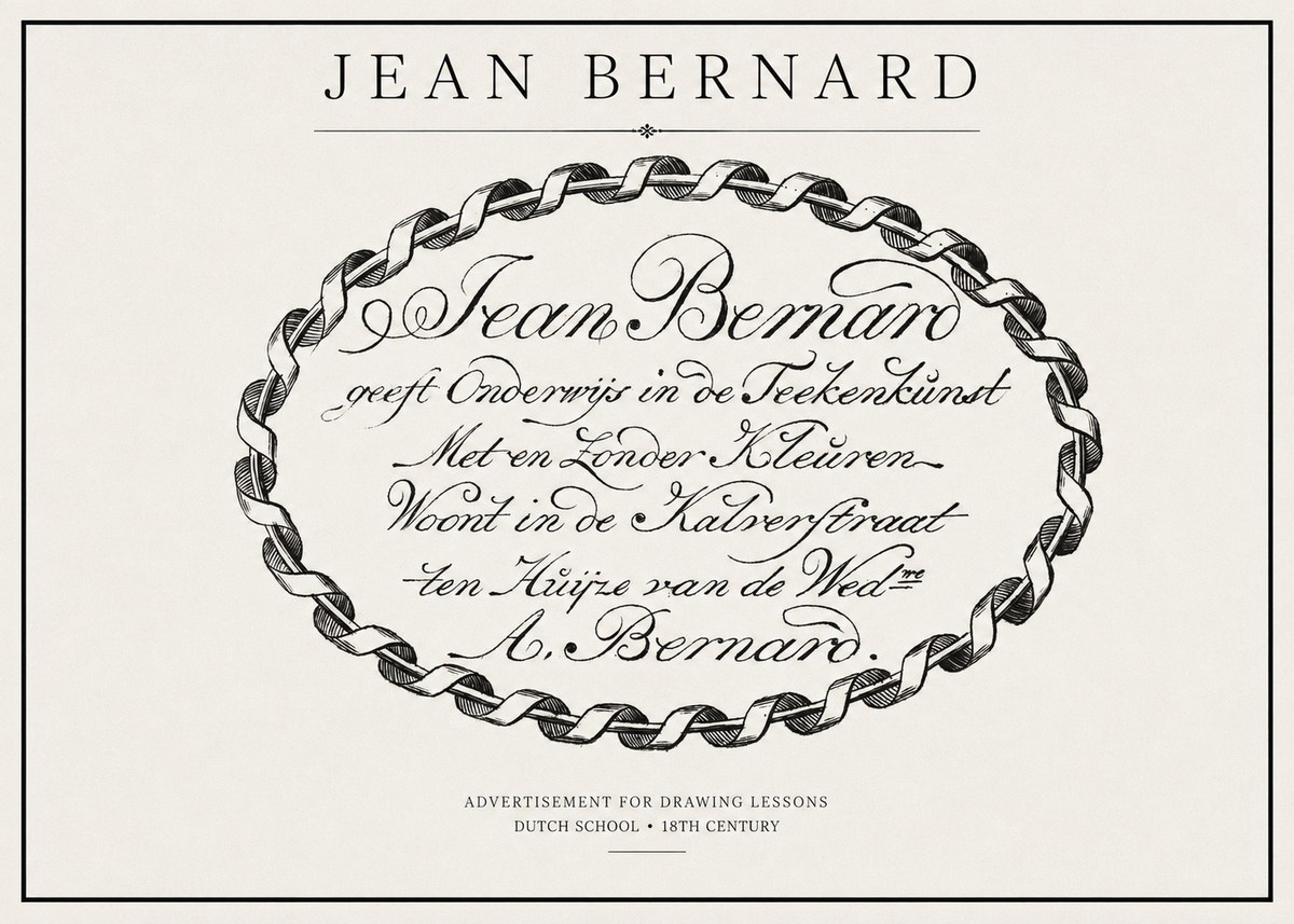 Jean Bernard Jean Bernard - Teacher of the Art of Drawing No2 - Juliste