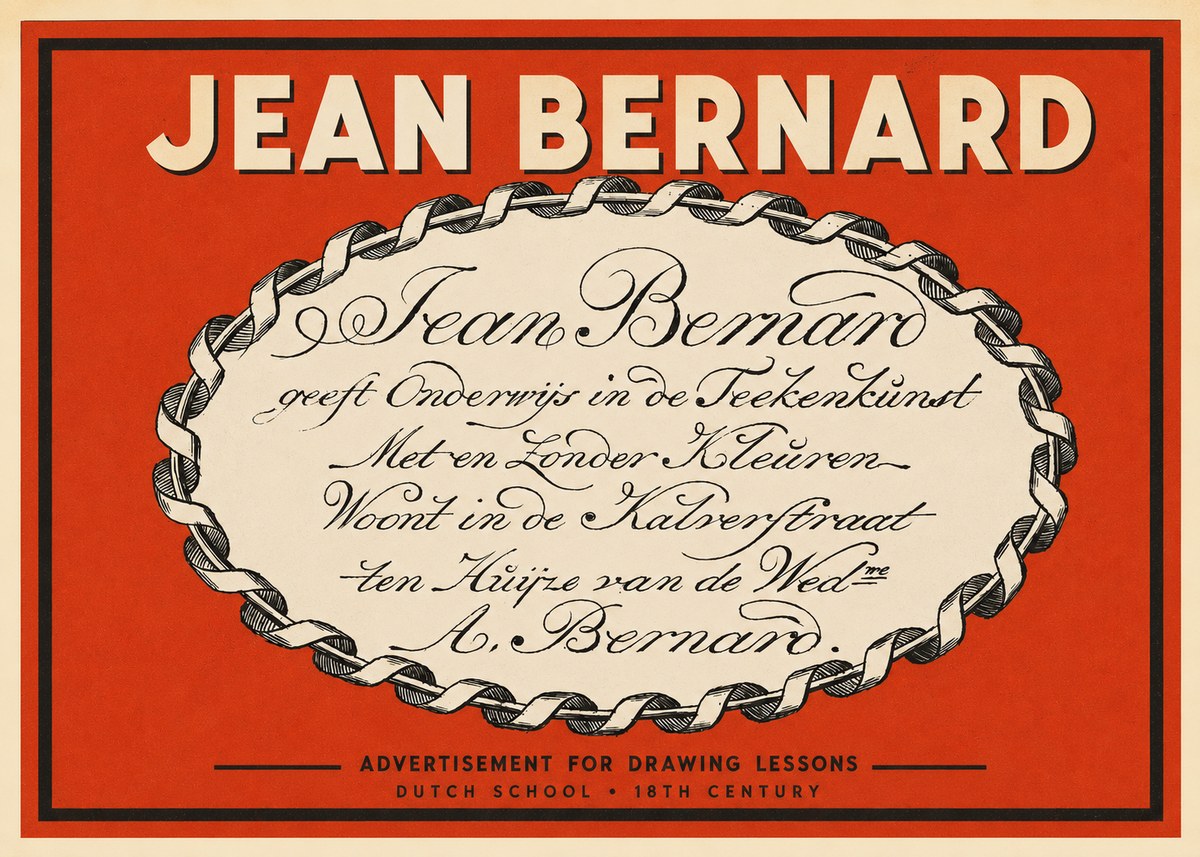 Jean Bernard Jean Bernard - Teacher of the Art of Drawing No3 - Juliste