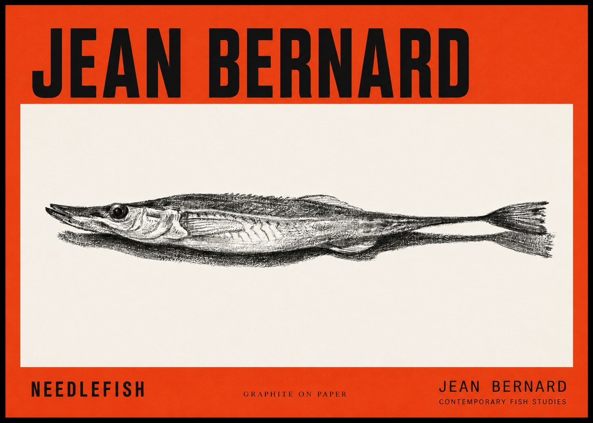 Jean Bernard Needlefish No2 - Juliste