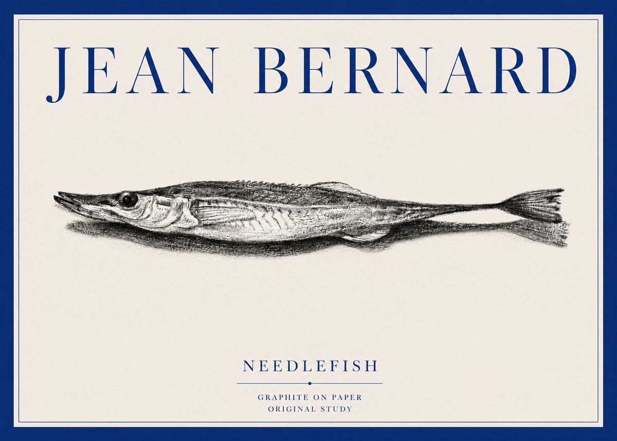 Jean Bernard Needlefish No3 - Juliste