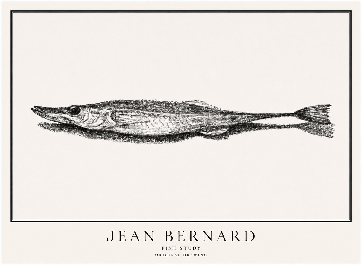 Jean Bernard Needlefish No5 - Juliste