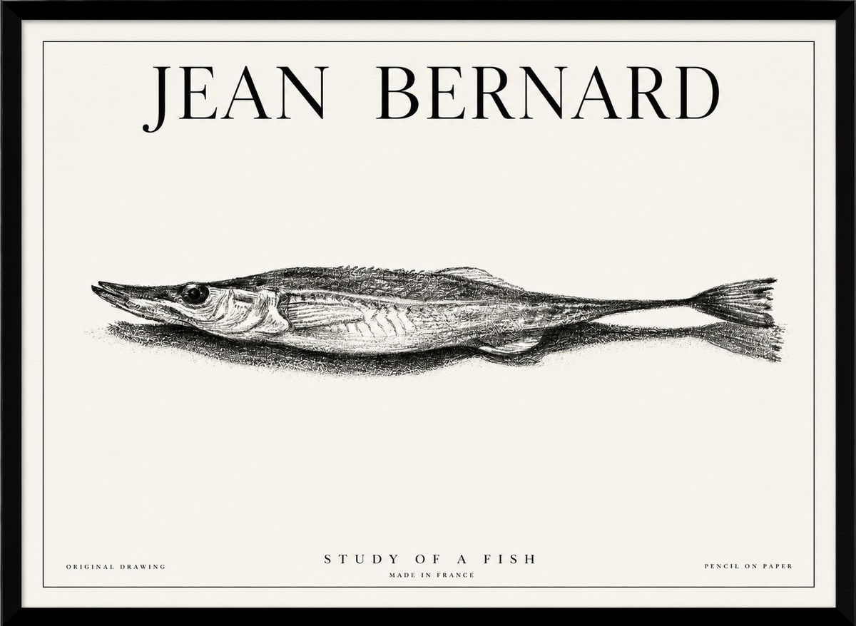 Jean Bernard Needlefish No6 - Juliste