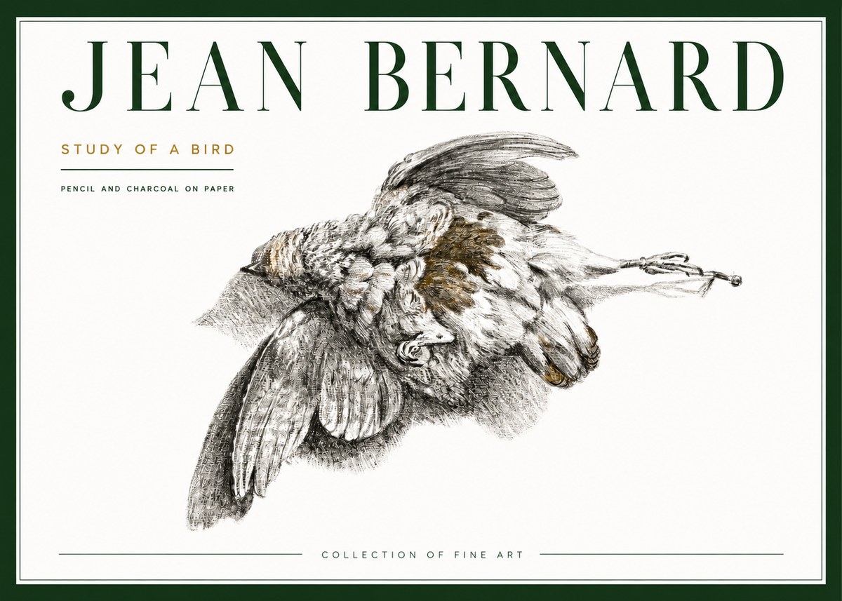 Jean Bernard Study of a Bird III No4 - Juliste