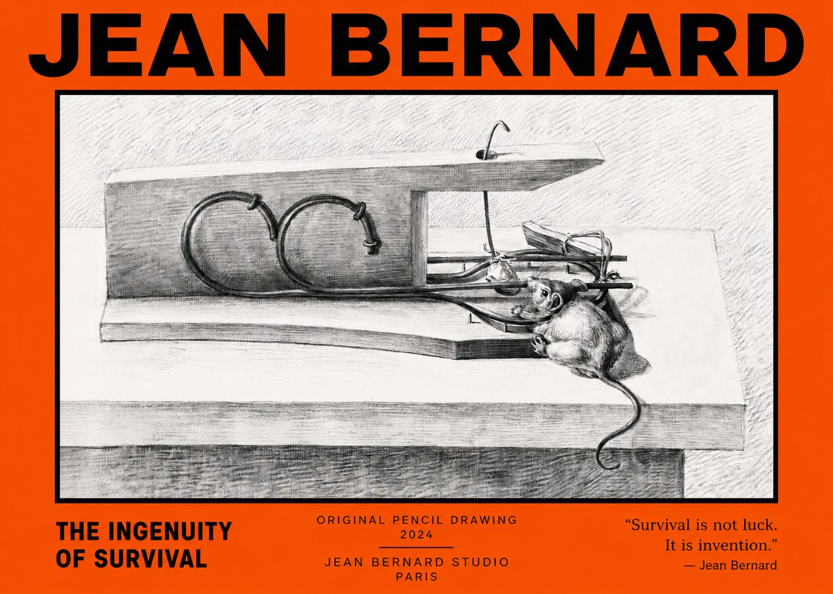 Jean Bernard The Ingenuity of Survival No2 - Juliste