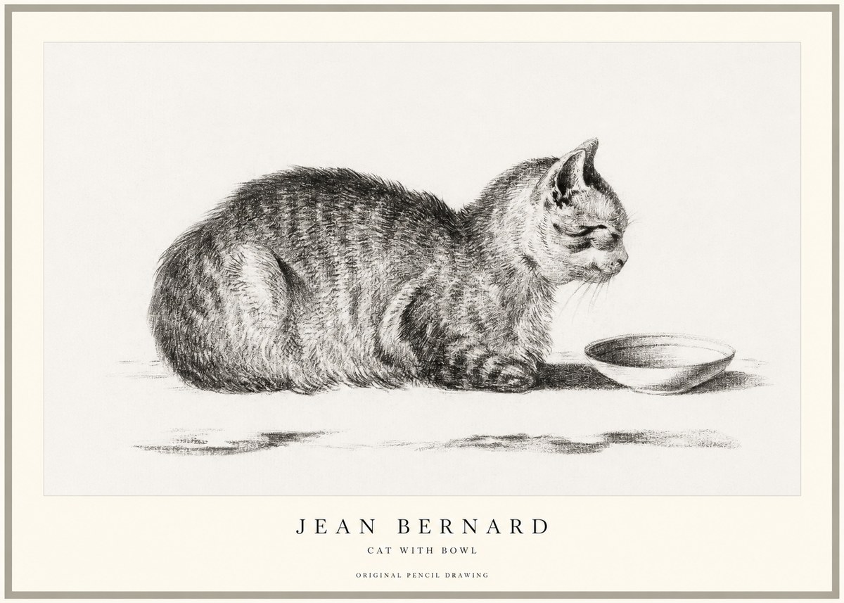 Jean Bernard The Cat No2 - Juliste