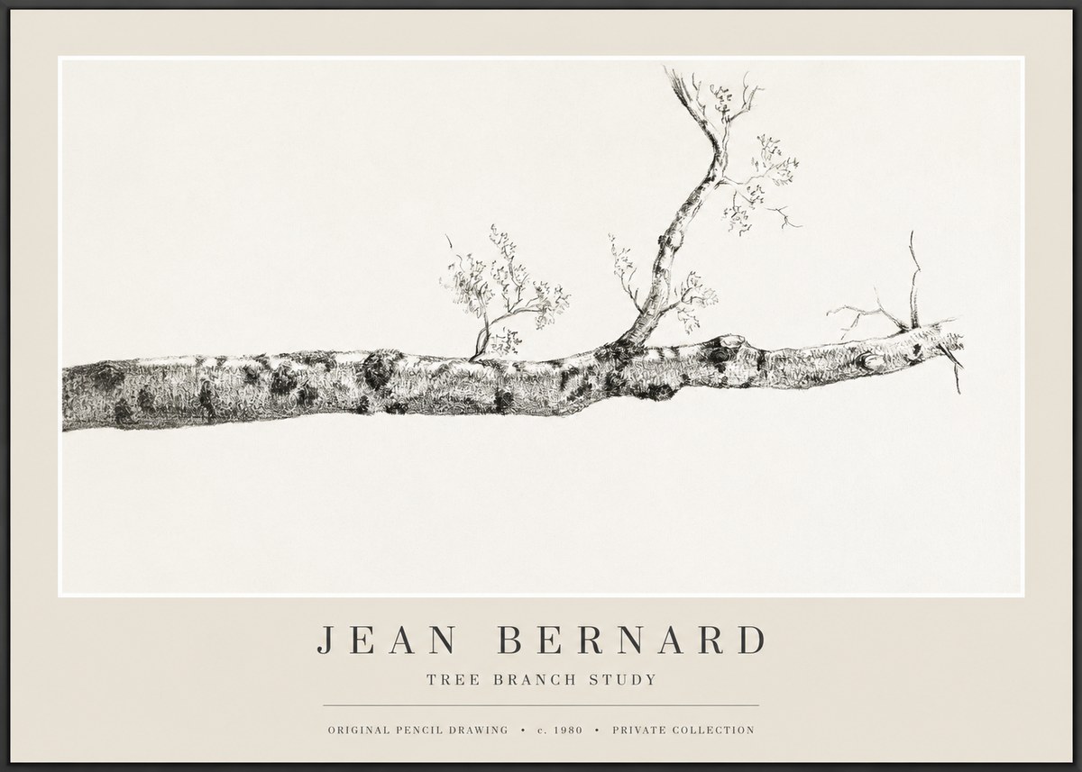 Jean Bernard Tree Branch Study No1 - Juliste