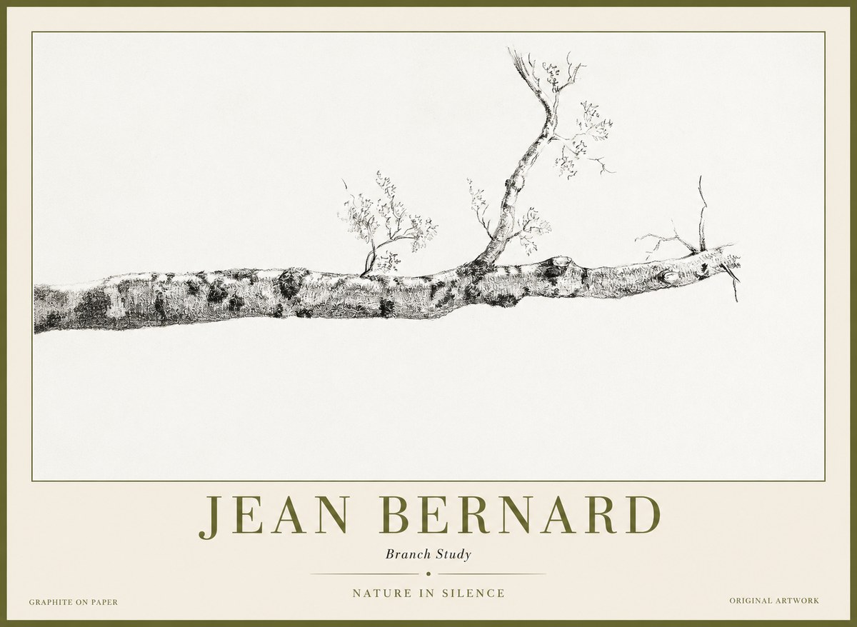 Jean Bernard Tree Branch Study No2 - Juliste