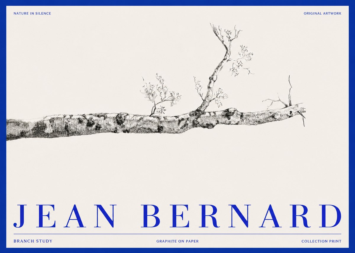 Jean Bernard Tree Branch Study No3 - Juliste