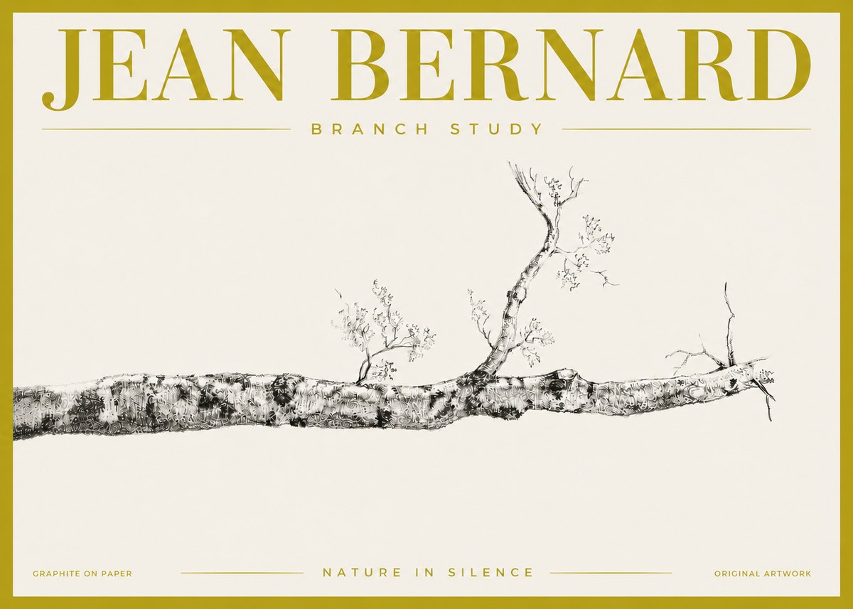 Jean Bernard Tree Branch Study No6 - Juliste