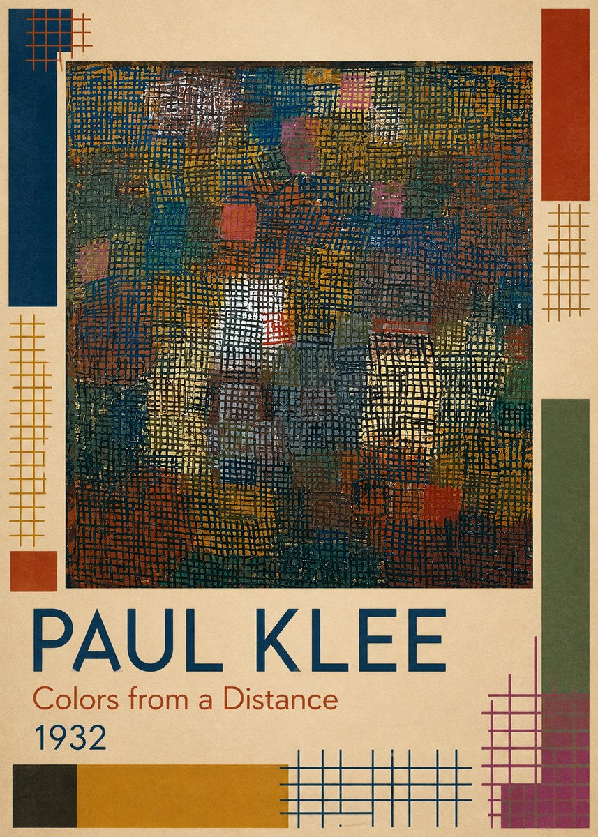 Paul Klee Colors from a Distance No1 - Juliste