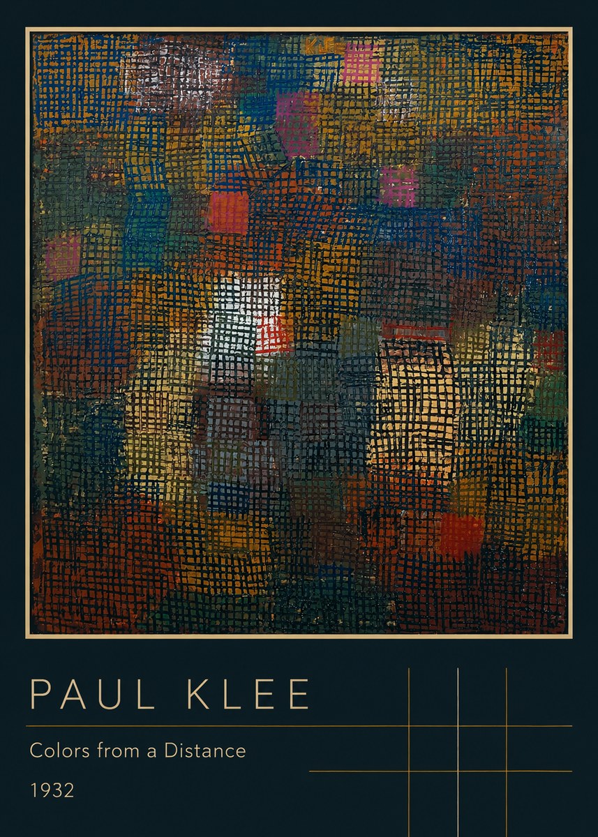 Paul Klee Colors from a Distance No2 - Juliste