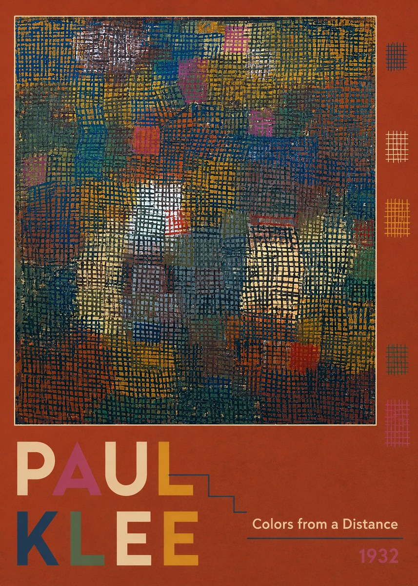 Paul Klee Colors from a Distance No3 - Juliste