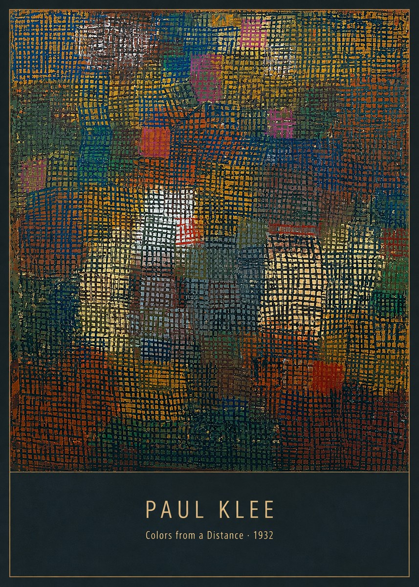 Paul Klee Colors from a Distance No5 - Juliste