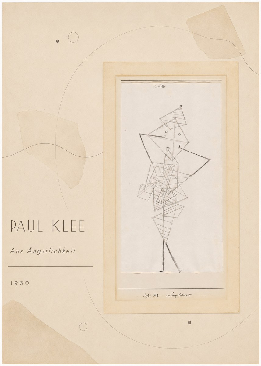 Paul Klee Aus Ängstlichkeit No4 - Juliste