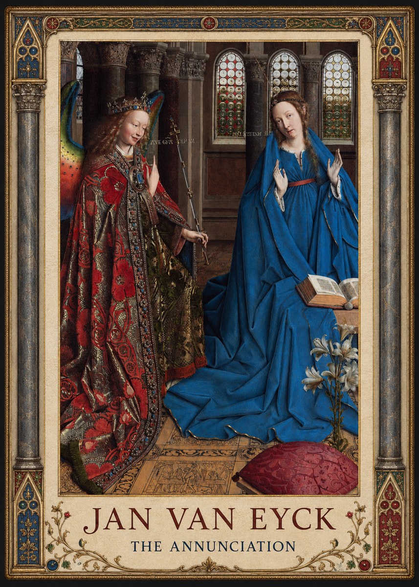 Jan van Eyck The Annunciation I No1 - Juliste