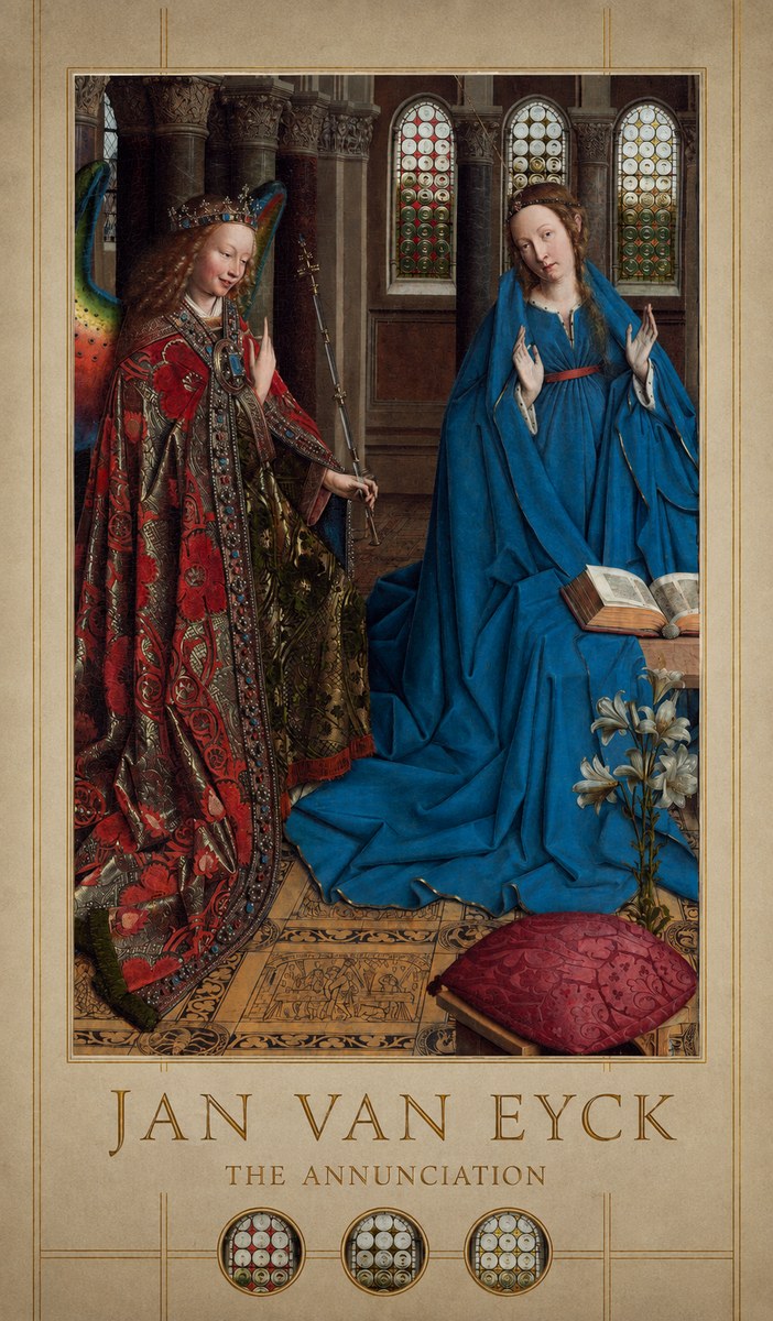 Jan van Eyck The Annunciation I No4 - Juliste