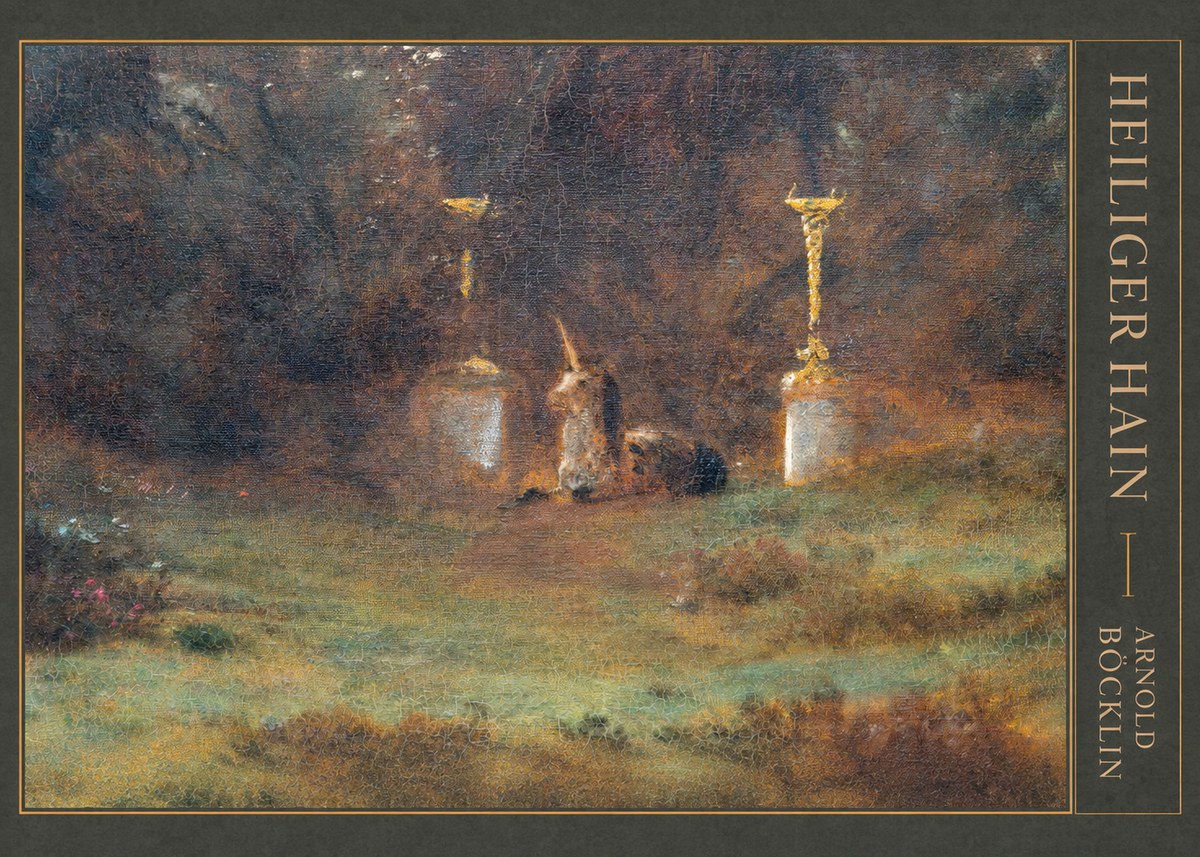 Arnold Böcklin Heiliger Hain No4 - Juliste