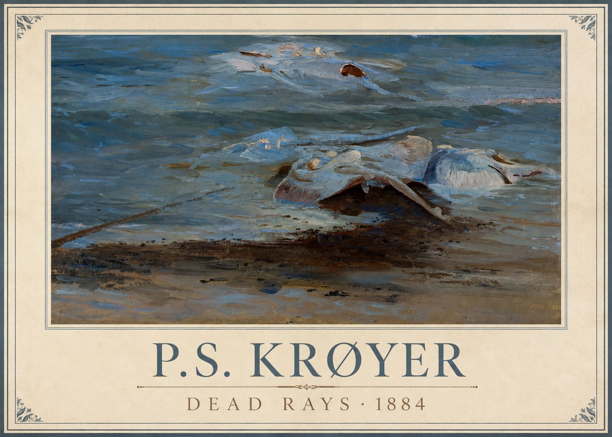 P.S. Krøyer Dead Skates No2 - Juliste
