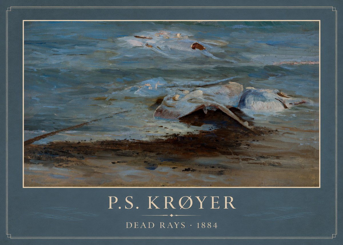 P.S. Krøyer Dead Skates No3 - Juliste