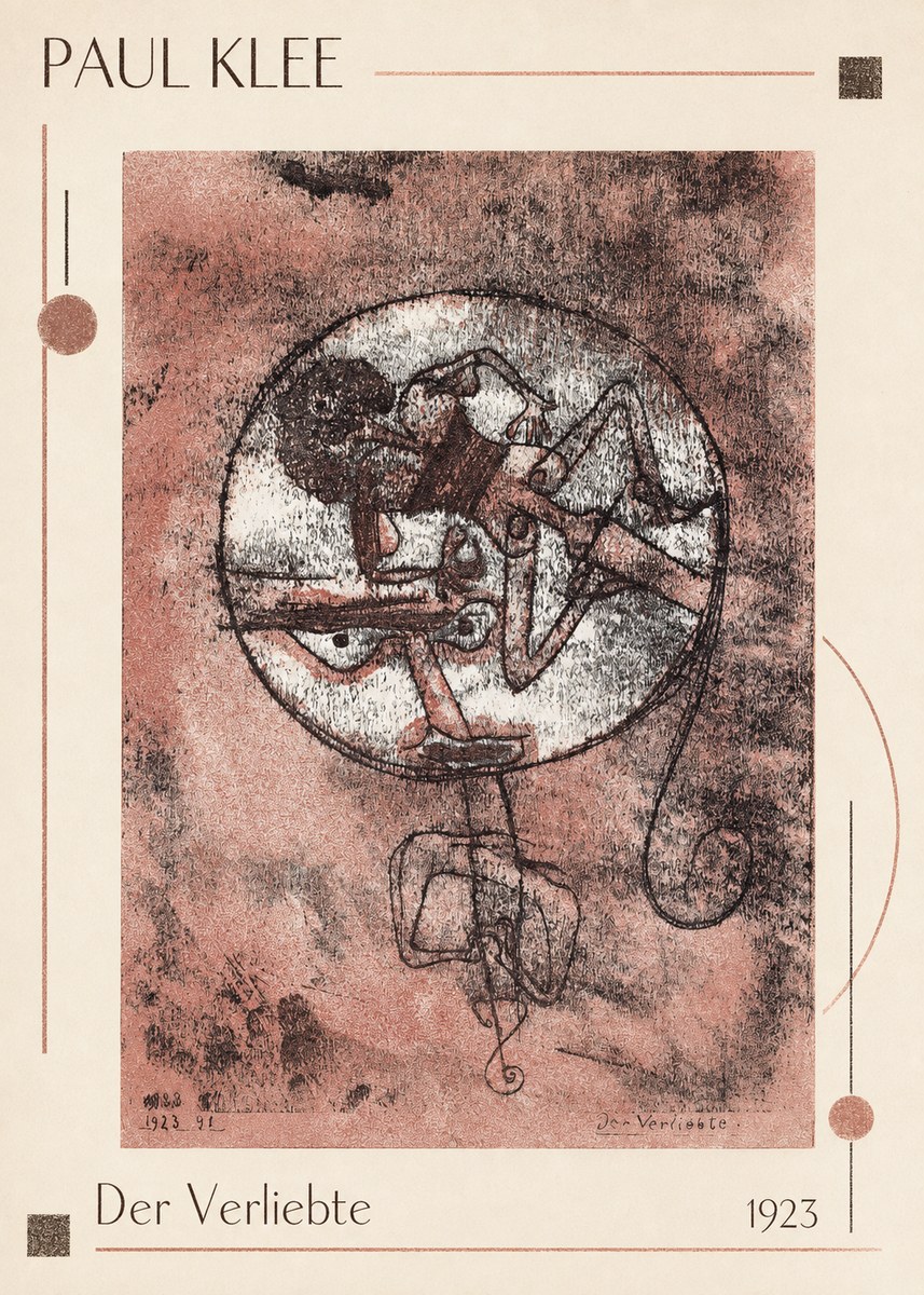 Paul Klee Der Verliebte I No1 - Juliste