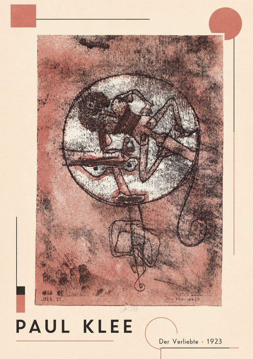 Paul Klee Der Verliebte I No2 - Juliste