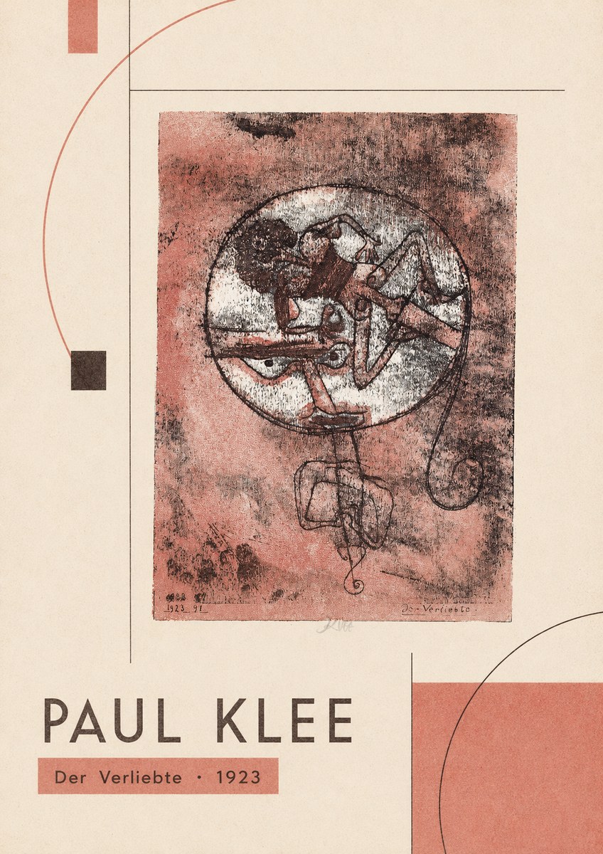 Paul Klee Der Verliebte I No3 - Juliste