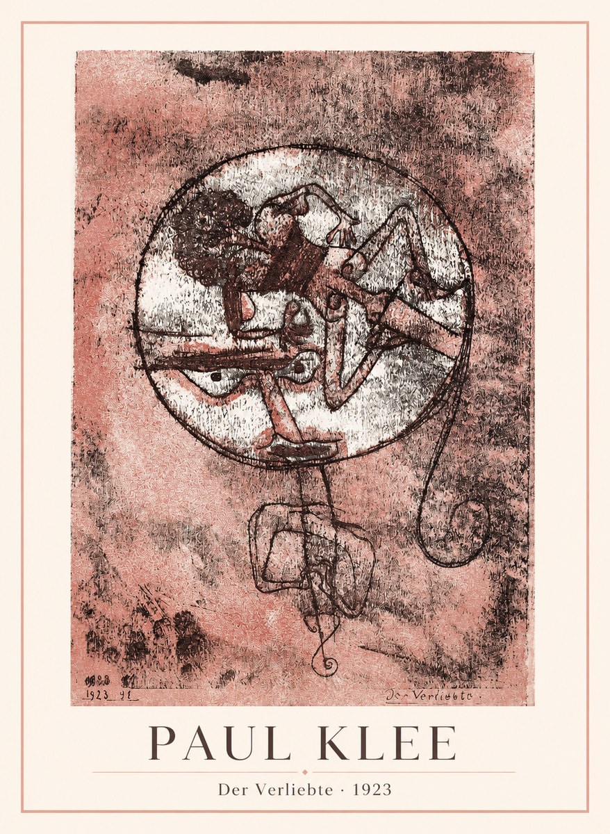 Paul Klee Der Verliebte I No5 - Juliste