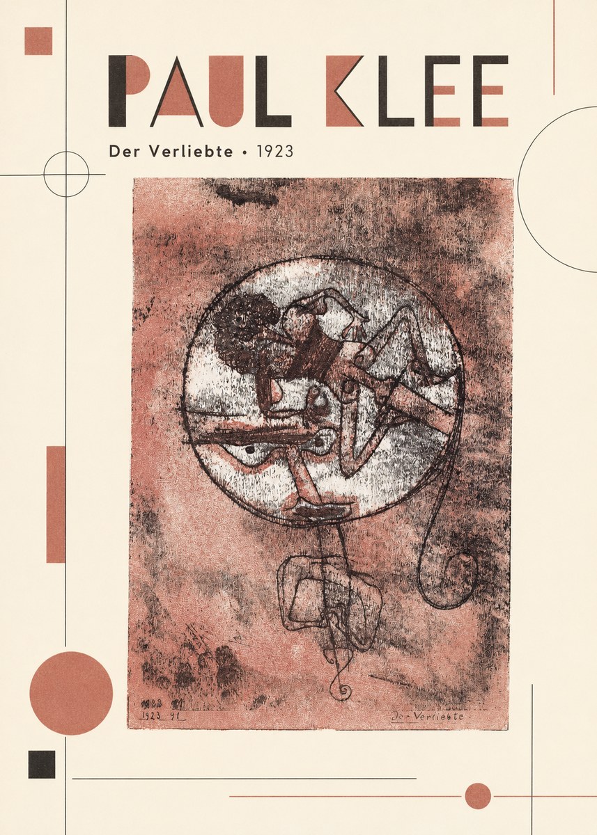 Paul Klee Der Verliebte I No6 - Juliste
