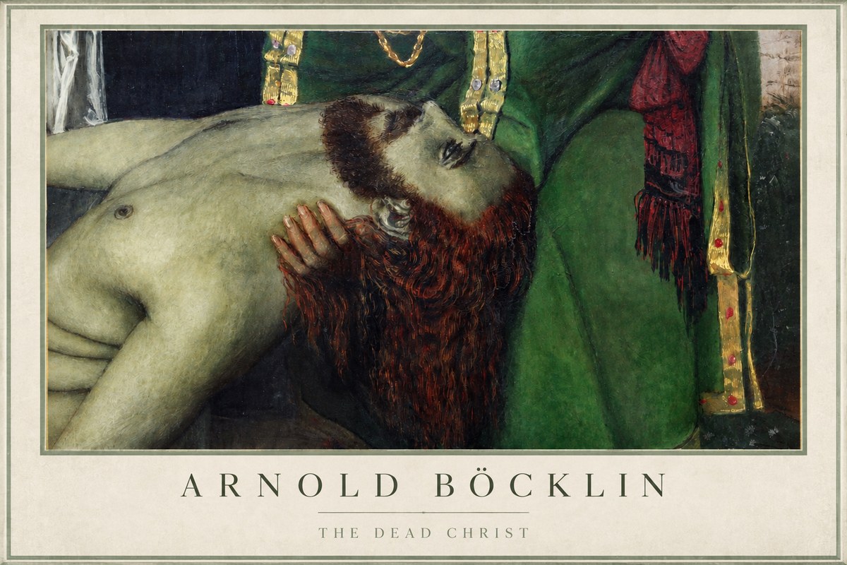 Arnold Böcklin The Dead Christ No2 - Juliste